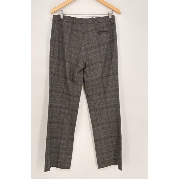 Calvin Klein Modern Fit Plaid Trousers Dress Pants Gray Size 4 - Picture 9 of 11